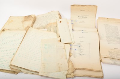 Lot 885 - Of Benjamin Britten and Eric Crozier interest: collection of typed and handwritten manuscripts