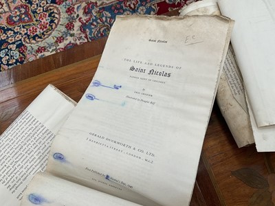 Lot 885 - Of Benjamin Britten and Eric Crozier interest: collection of typed and handwritten manuscripts