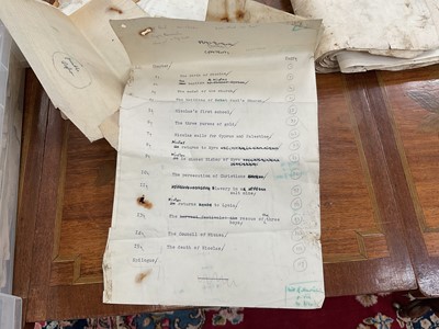 Lot 885 - Of Benjamin Britten and Eric Crozier interest: collection of typed and handwritten manuscripts