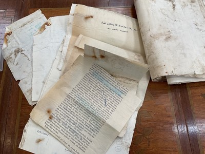 Lot 885 - Of Benjamin Britten and Eric Crozier interest: collection of typed and handwritten manuscripts