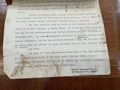 Lot 885 - Of Benjamin Britten and Eric Crozier interest: collection of typed and handwritten manuscripts