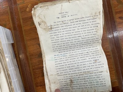 Lot 885 - Of Benjamin Britten and Eric Crozier interest: collection of typed and handwritten manuscripts