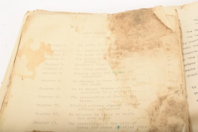 Lot 885 - Of Benjamin Britten and Eric Crozier interest: collection of typed and handwritten manuscripts
