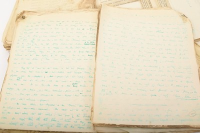 Lot 885 - Of Benjamin Britten and Eric Crozier interest: collection of typed and handwritten manuscripts