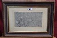 Lot 1402 - Aaron Edwin Penley (1830 - 1900), pencil...