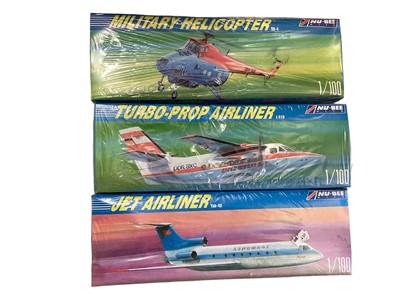 Lot 85 - Nu-Bee (made in GDR) 1:25 scale Vostock 1 Spaceship No.209, Mongram 1:144 scale U.S & U.S.S.R. Missile Display & 1:600 scale Seaquest DSV and Glencoe...