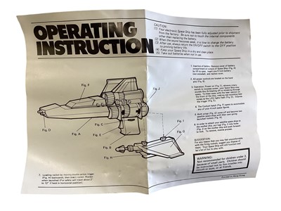 Lot 86 - CEJI (c1980) L'Atlantis Joustra Sonic Control model, with instruction sheets, boxed No.1006 & Kingssford Starforce Fighter-1, with instruction sheet, boxed No.8500 (2)
