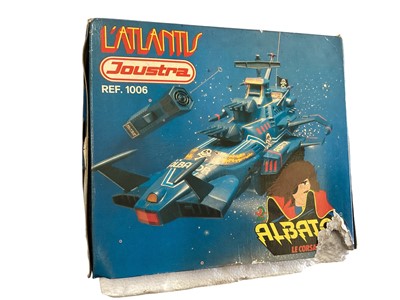 Lot 86 - CEJI (c1980) L'Atlantis Joustra Sonic Control model, with instruction sheets, boxed No.1006 & Kingssford Starforce Fighter-1, with instruction sheet, boxed No.8500 (2)