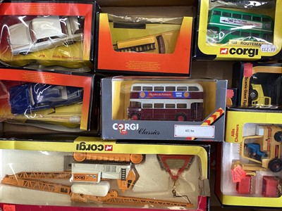 Lot 94 - Diecast Corgi boxed selection of models including buses OB range and others (3 boxes)