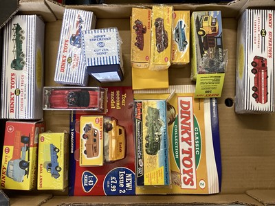 Lot 102 - Diecast boxed selection of Atlas Edition Dinky Toy models including lorries (13)