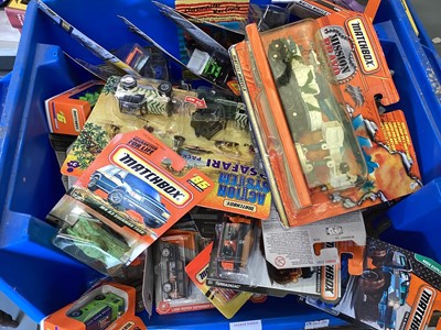 Lot 104 - Diecast Matchbox blister packs including construction, explorers etc (qty)