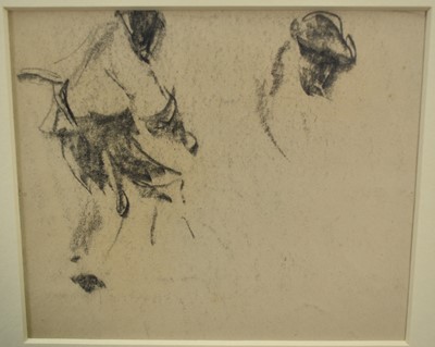 Lot 1072 - Harry Becker (1865-1928) graphite on paper, 15.5cm x 13cm, framed size 33cm x 34cm.