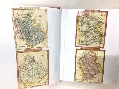 Lot 679 - Collection of Georgian and Victorian hand tinted engraved maps