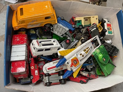 Lot 58 - Unboxed Dinky and other model cars