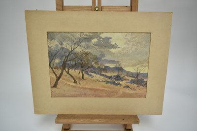 Lot 1089 - Clifford Charles Turner (1920-2018) group of six works, African landscapes, village scenes and other sketches, one in glazed frame (6)
