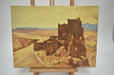 Lot 1089 - Clifford Charles Turner (1920-2018) group of six works, African landscapes, village scenes and other sketches, one in glazed frame (6)