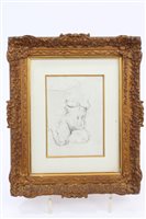 Lot 1418 - *Pietro Annigoni (1910 - 1988), pen and ink...