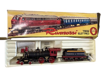 Lot 118 - Rivarossi O gauge Reno 4-4-0 American electric Steam Locomotive, boxed (poor) 7203-BU, Destiny Goldminers battery operated train set,boxed, Star Baltimore & Ohio battery operated train set,...