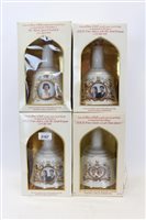 Lot 2167 - Four Wade Bells whisky decanters and a White &...