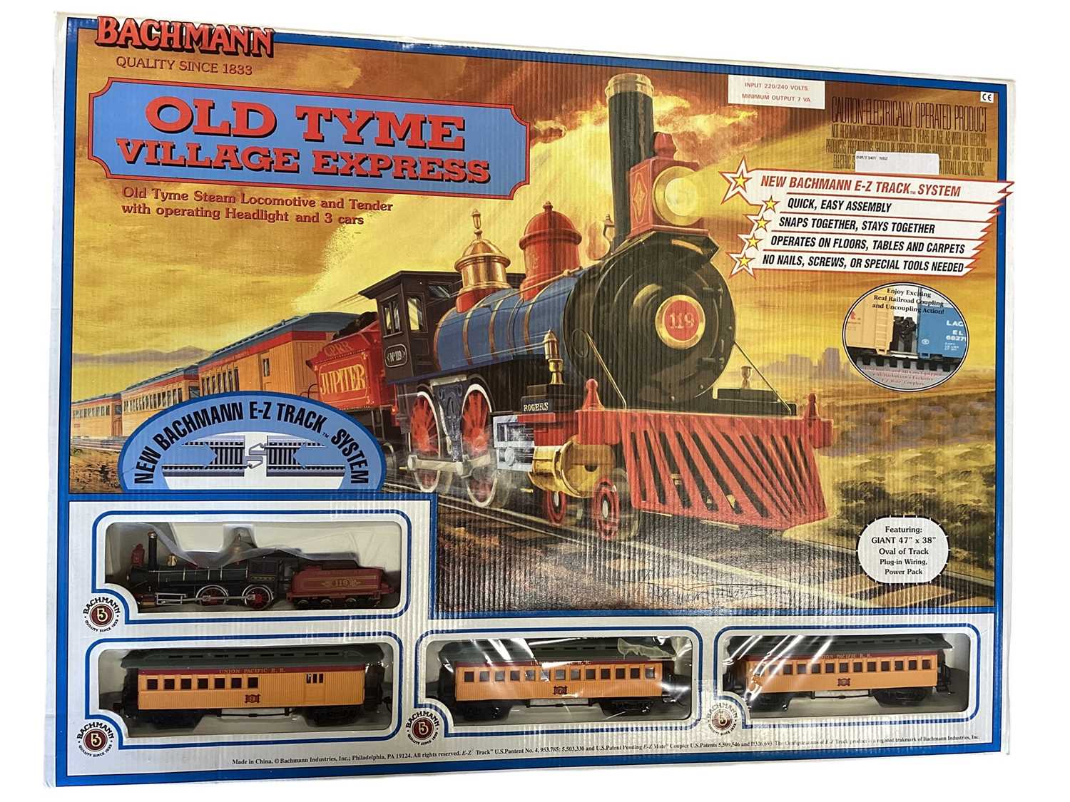 Lot 119 - Bachmann HO Scale The Old Timer Train Set