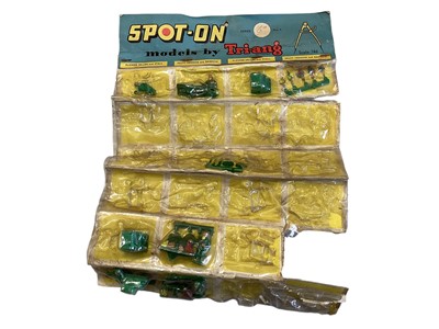 Lot 121 - Airfix OO Gauge General Store & Pola Mortimer Station model kits, plus trams & rolling stock (2 boxes)