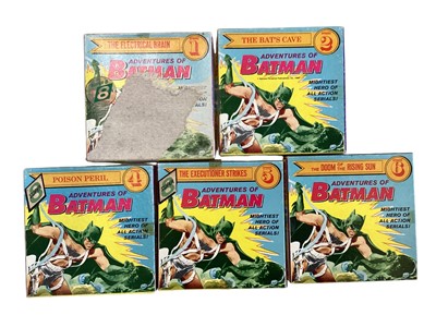 Lot 122 - Adventures of Batman 8mm home movies, View Master 3-Dimension viewer & triple reel Centurion NR34, Mask NR103 & Action Force NR111 (21 pictures per reel), The S.E.L. Ace Projector, Peak 16mm...