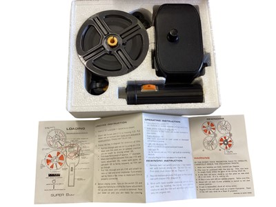 Lot 122 - Adventures of Batman 8mm home movies, View Master 3-Dimension viewer & triple reel Centurion NR34, Mask NR103 & Action Force NR111 (21 pictures per reel), The S.E.L. Ace Projector, Peak 16mm...