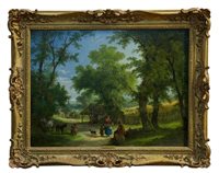 Lot 1424 - Charles Shayer (1826 - 1914), oil on canvas -...