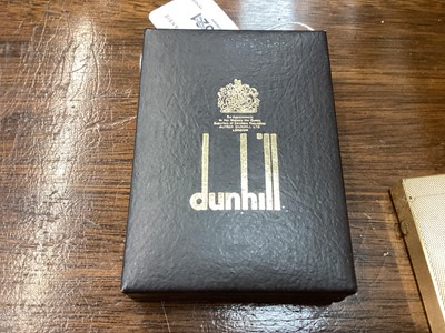 Lot 621 - 1970s Dunhill pocket lighter in original box