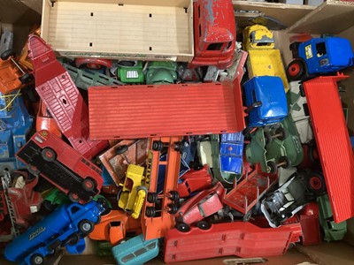 Lot 134 - Diecast unboxed selection of early model including Lone Star, Timpo, Dinky etc (1 box)