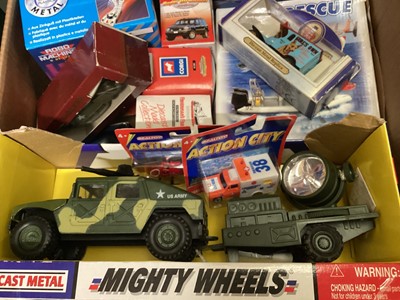 Lot 135 - Diecast boxed selection of various manufacturers including Lledo, Corgi, Rectoys etc (2 boxes)