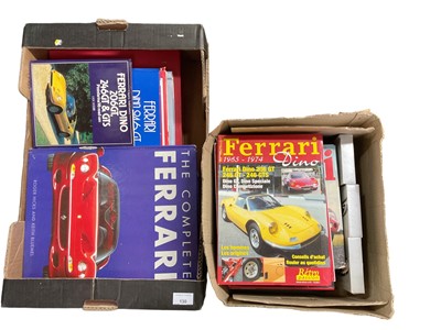 Lot 130 - Two boxes of Ferrari related motoring books (2 boxes).