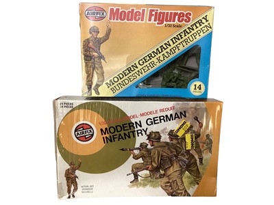 Lot 170 - Airfix Military Series 1:32 Scale Japanese Infantry (some painted) & British Eight Army (opened), plus Target Modern German Infantry (x2), Modern British Infantry, WWII British Commandos &am...