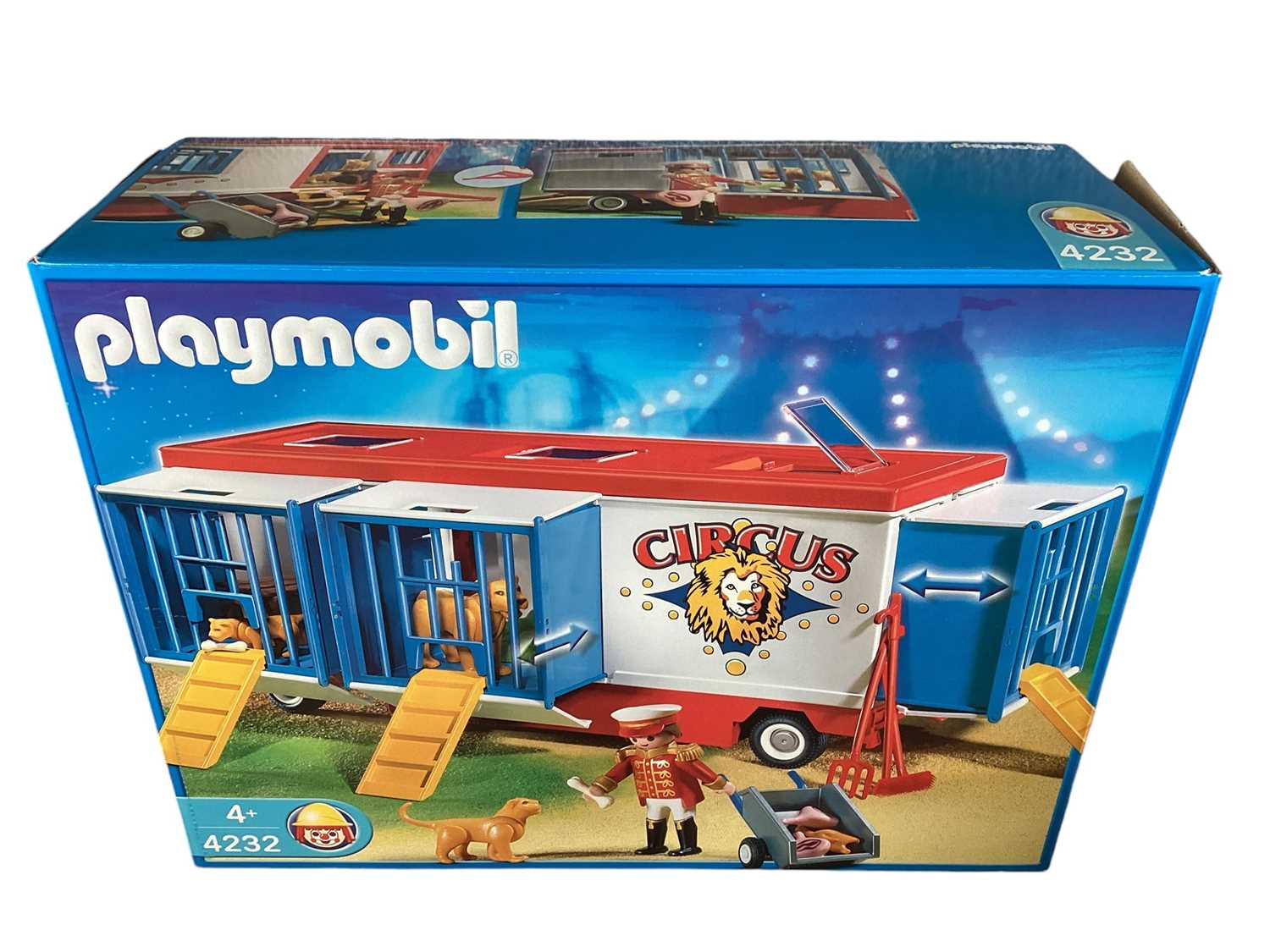 Lot 163 - Playmobil Circus Lion Cage Trailer, with box (opened but most contents still sealed) No.4232 (1)