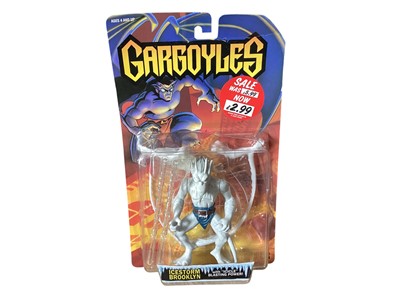 Lot 166 - Kenner (c1996) Gargoyles Icestorm Brooklyn, on card with bubblepack No.65544 (1)