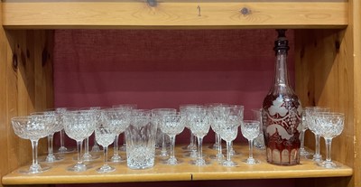 Lot 196 - Service of cut glass