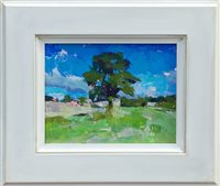 Lot 1447 - Chris Bennett (b. 1957), oil on board - Oak...