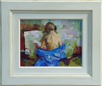 Lot 1448 - Chris Bennett (b. 1957), oil on board - Model...