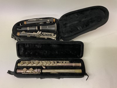 Lot 657 - Clarinet and a flute