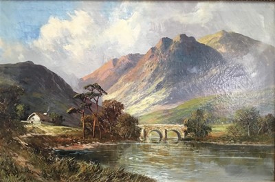 Lot 164 - Frederick E. Jamieson, oil on canvas, Scottish river landscape, signed in gilt frame 40 x 59cm