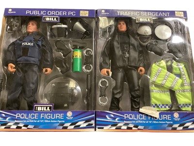 Lot 239 - Chap Mei Police v Badguyz & Fire Squad, plus other Police, Fire & Rescue action figures (qty)