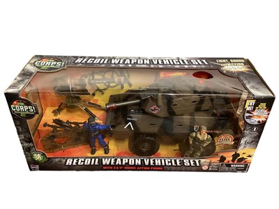 Lot 242 - Combat Force, The Ultra Corps, The Corps & Combat King Military action figures, vehicles & accessories (qty)