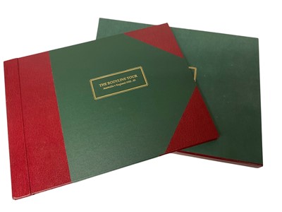 Lot 1675 - The Bodyline Tour - Australia v England 1932-33, limited edition portfolio (130/500), comprising replicas of materials from the Museum of Cricket at Lord's Cricket Ground, in slip case