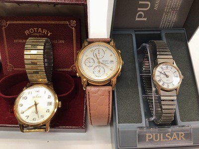 Lot 1134 - Three wristwatches