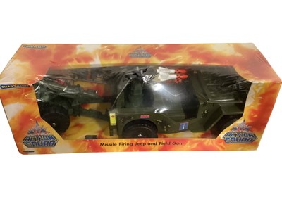 Lot 245 - Chad Valley & other manufacturers large scale military vehicles and playsets (qty)