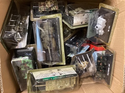 Lot 244 - Selection of diecast military vehicles including Matchbox Battle Kings