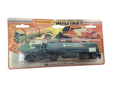 Lot 244 - Selection of diecast military vehicles including Matchbox Battle Kings