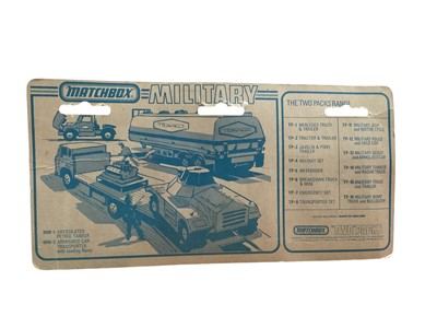 Lot 244 - Selection of diecast military vehicles including Matchbox Battle Kings