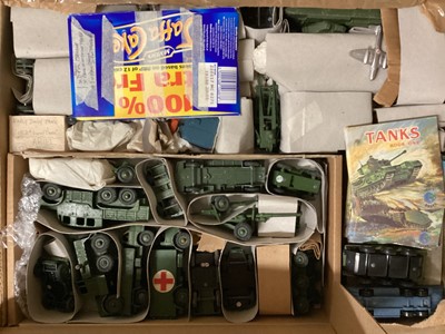 Lot 244 - Selection of diecast military vehicles including Matchbox Battle Kings