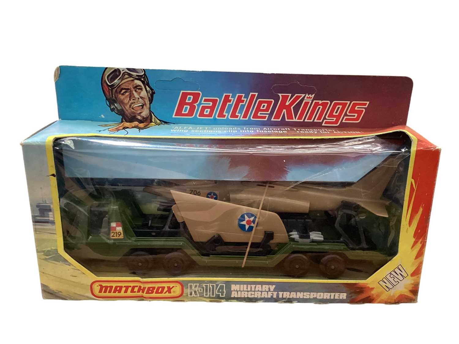 Lot 244 - Selection of diecast military vehicles including Matchbox Battle Kings